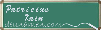 Patricius Kain Visitenkarte